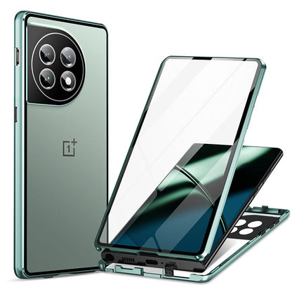 OnePlus Series | Metal Magnetic Frame Double-Sided Glass Mobile Phone Case