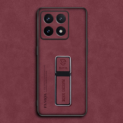 Xiaomi Series | Matte Leather Phone Case with Stand