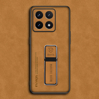 Xiaomi Series | Matte Leather Phone Case with Stand