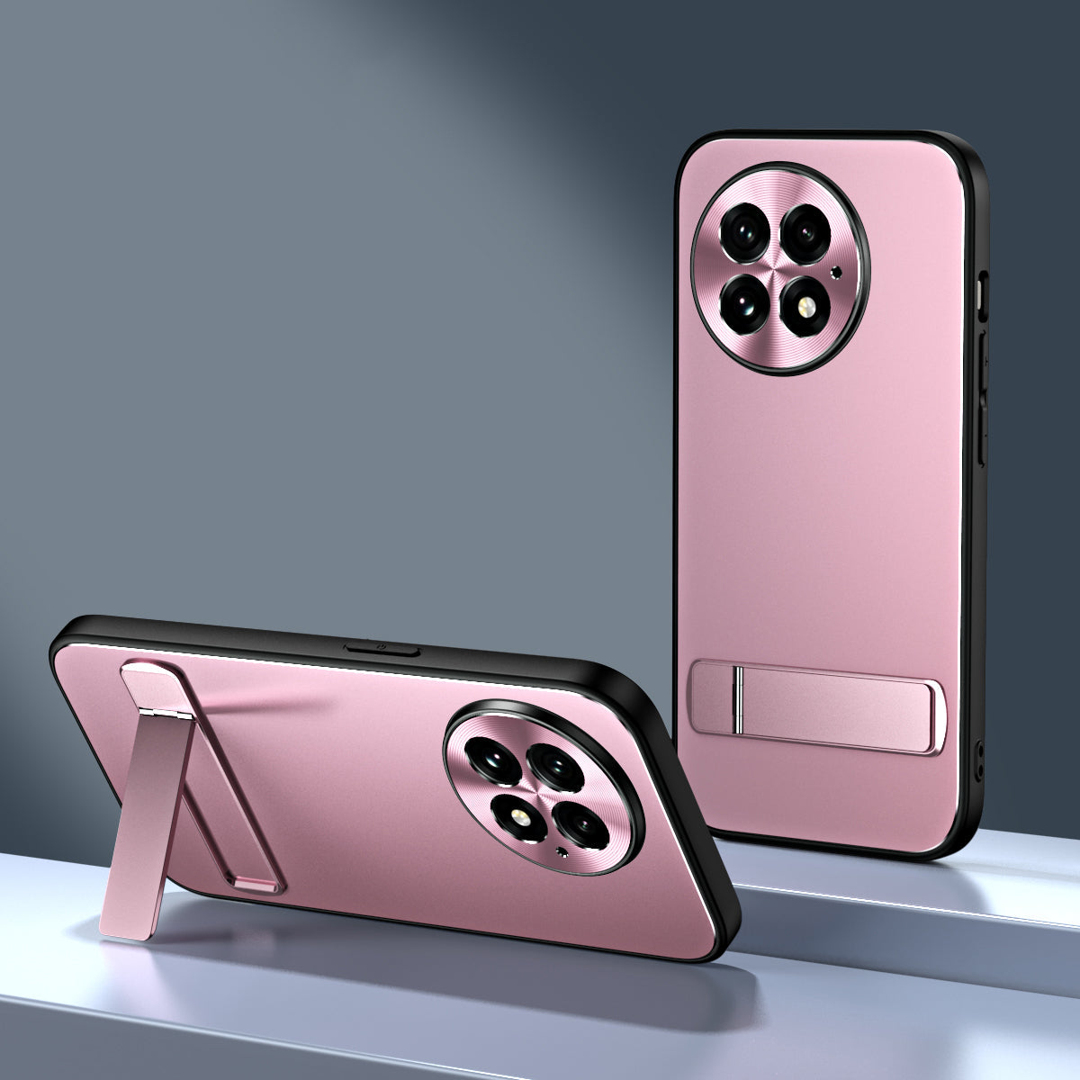 OnePlus Series | Electroplated Frosted Bracket Mobile Phone Case