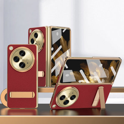 Oneplus-Open Series | Business Electroplated Leather Case