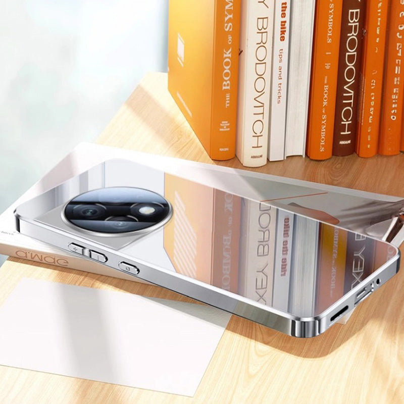 OnePlus Series | Electroplated Tempered Glass Phone Case
