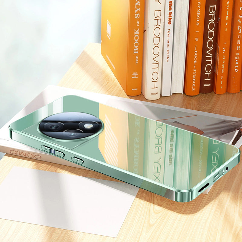 OnePlus Series | Electroplated Tempered Glass Phone Case