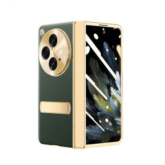 Oneplus-Open Series | Electroplated Bracket All-Inclusive Hinge Leather Case
