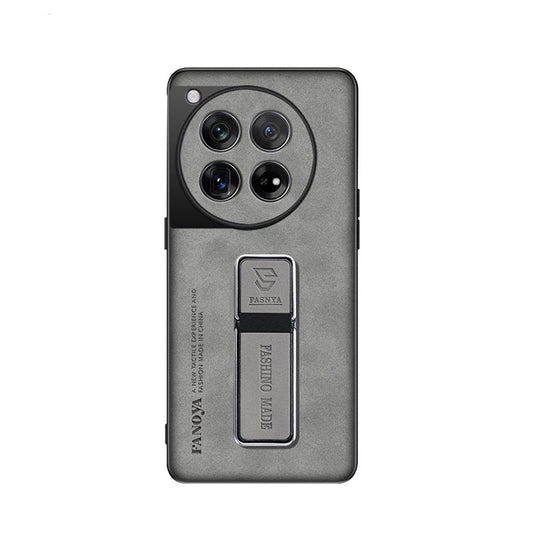 OnePlus series | Matte Leather Phone Case with Stand