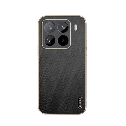 Xiaomi Series | Luxurious Gold and Silver Brocade Leather Case