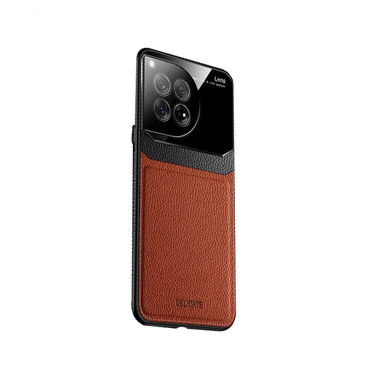 OnePlus series | Contrast Color Stitching Leather Phone Case