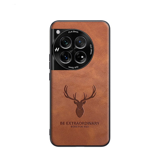 OnePlus series | Elk Engraved Mobile Phone Leather Case