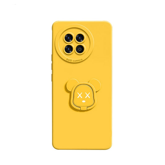 OnePlus Series | Gloomy Bear Liquid Silicone Holder Mobile Phone Case