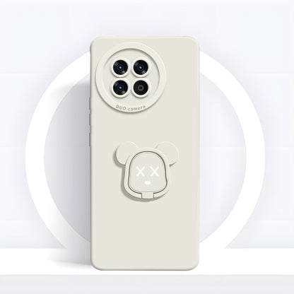 OnePlus Series | Gloomy Bear Liquid Silicone Holder Mobile Phone Case