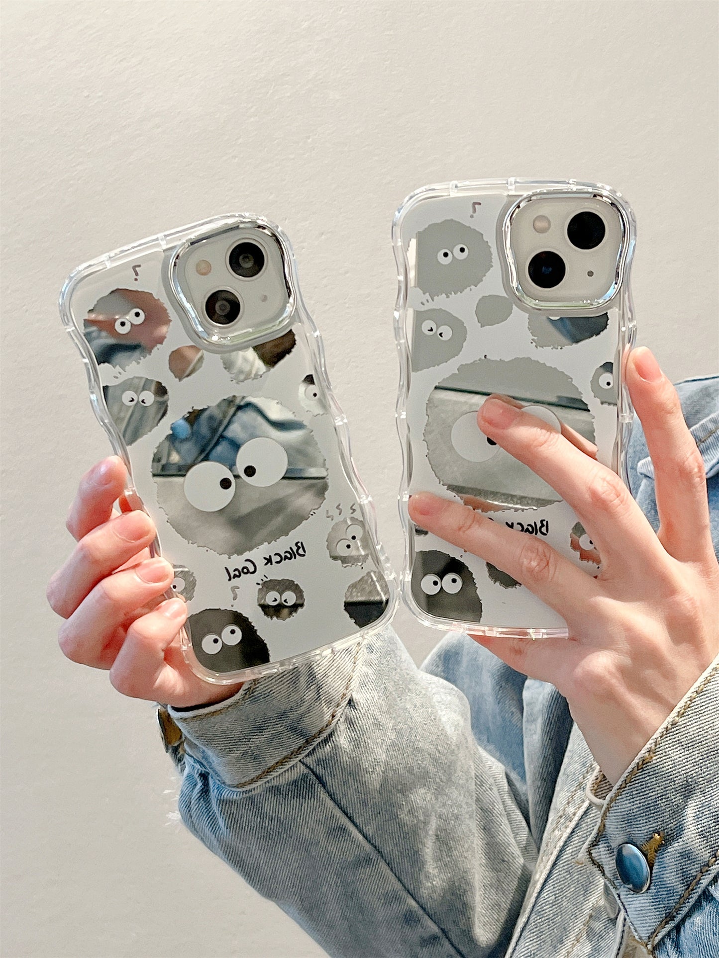 Cartoon Mirror iPhone Case: Fun & Protective