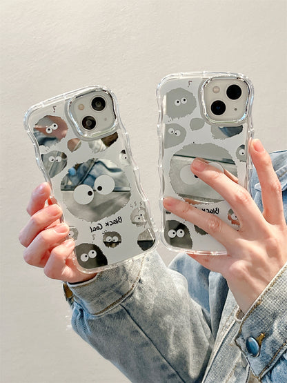 Cartoon Mirror iPhone Case: Fun & Protective