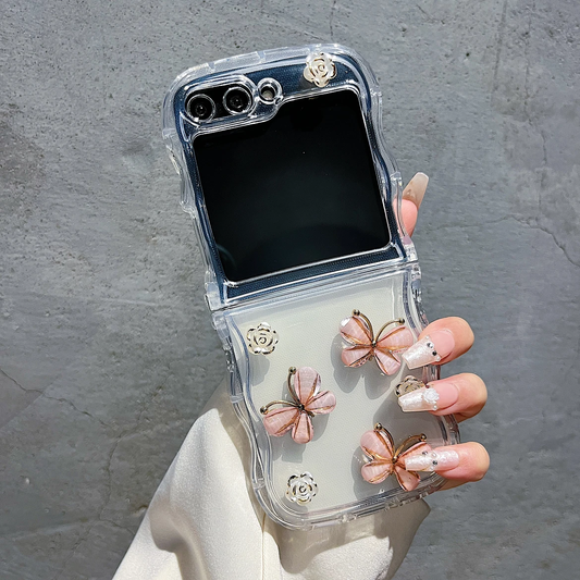 Flower Case For Galaxy Z Flip 5 : Stylish Protection