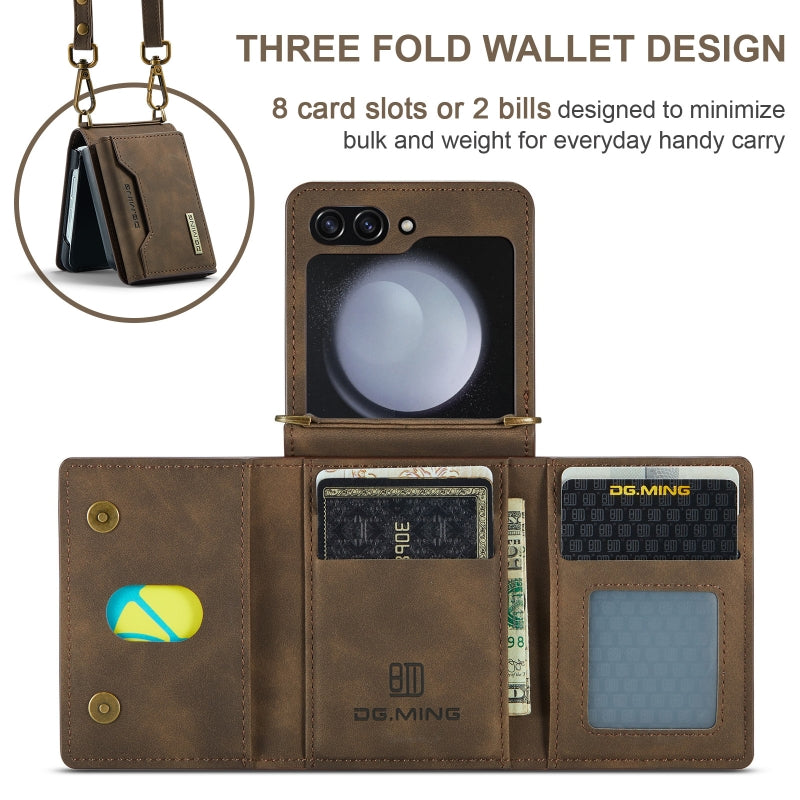 Magnetic Leather Z Flip 5 Case