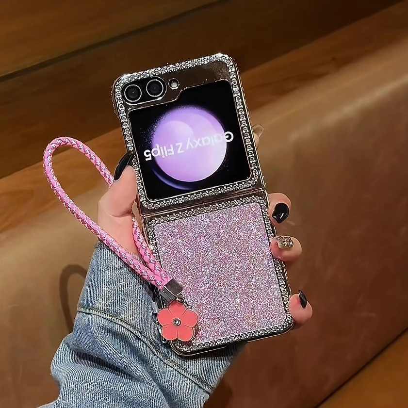 Samsung Z Flip Diamond Matte Glitter Luxury Case