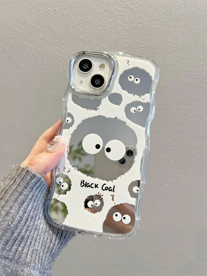 Cartoon Mirror iPhone Case: Fun & Protective