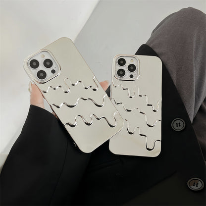 Silver 3D Phone Case for iPhone