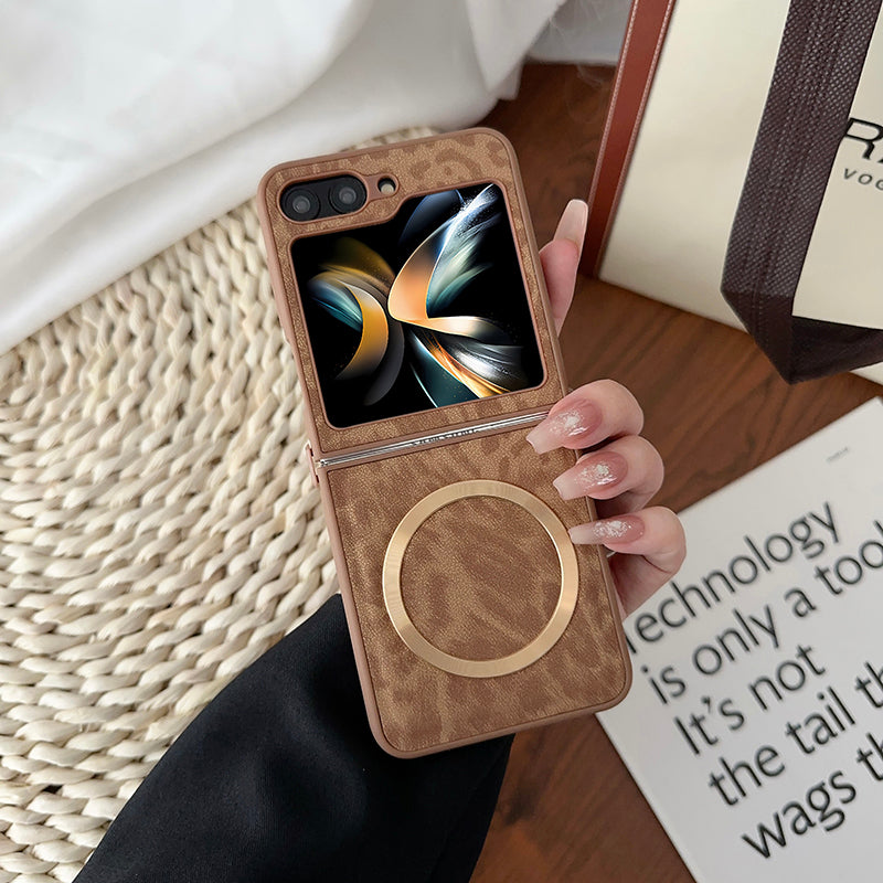 Elegant Foldable Phone Cases with Magnetic Wireless Charging