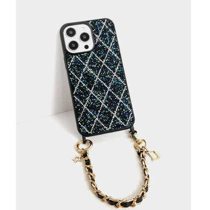 Green Diamond Rhombus iPhone  Case - Elegant & Portable