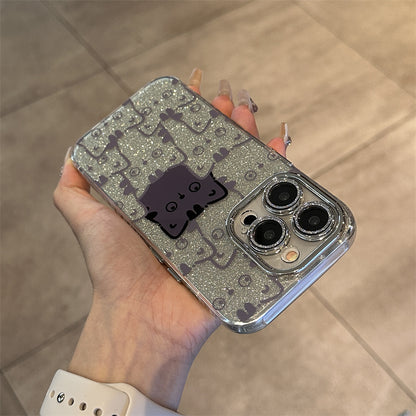 Cartoon Cat iPhone Case: Playful Protection