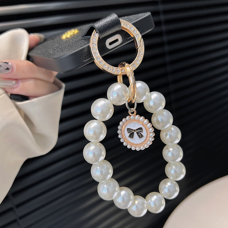 Camellia Pearl Bracelet iPhone Case - Elegant Protection