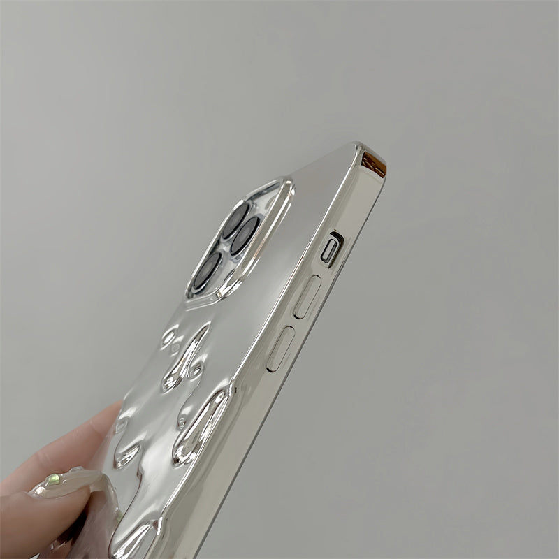 Silver 3D Phone Case for iPhone