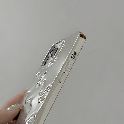 Silver 3D Phone Case for iPhone