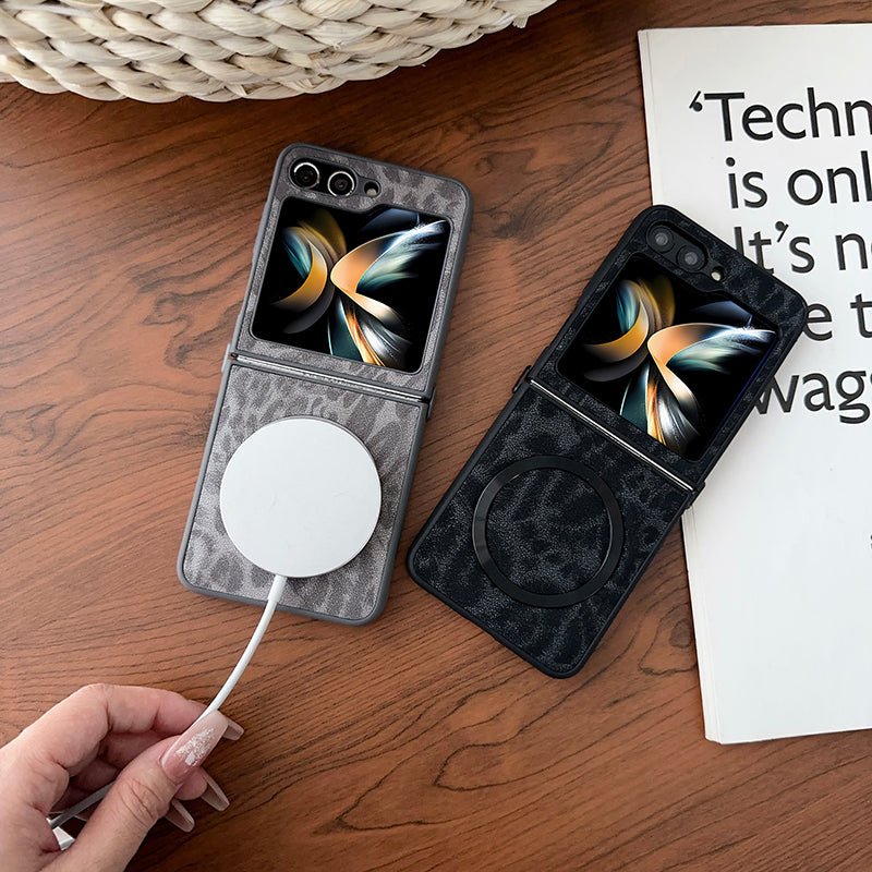 Elegant Foldable Phone Cases with Magnetic Wireless Charging