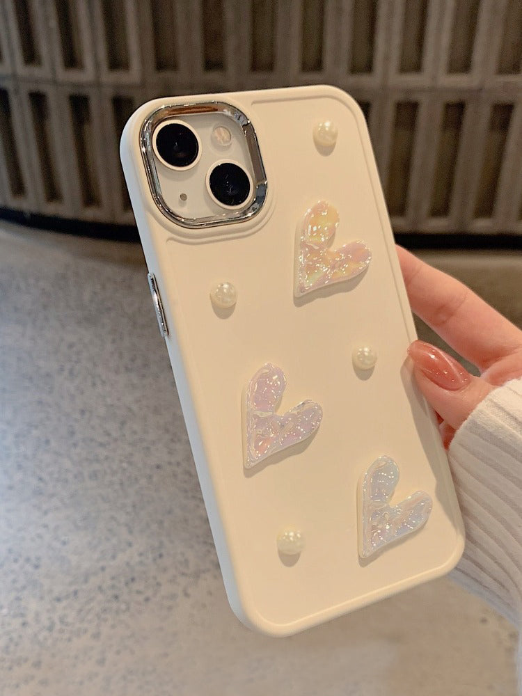 Love Pearl Bow iPhone Case