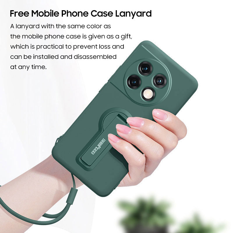 OnePlus Series | Liquid Silicone Stand Phone Case