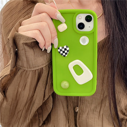 Avocado Green Love iPhone Case: Elegance & Protection