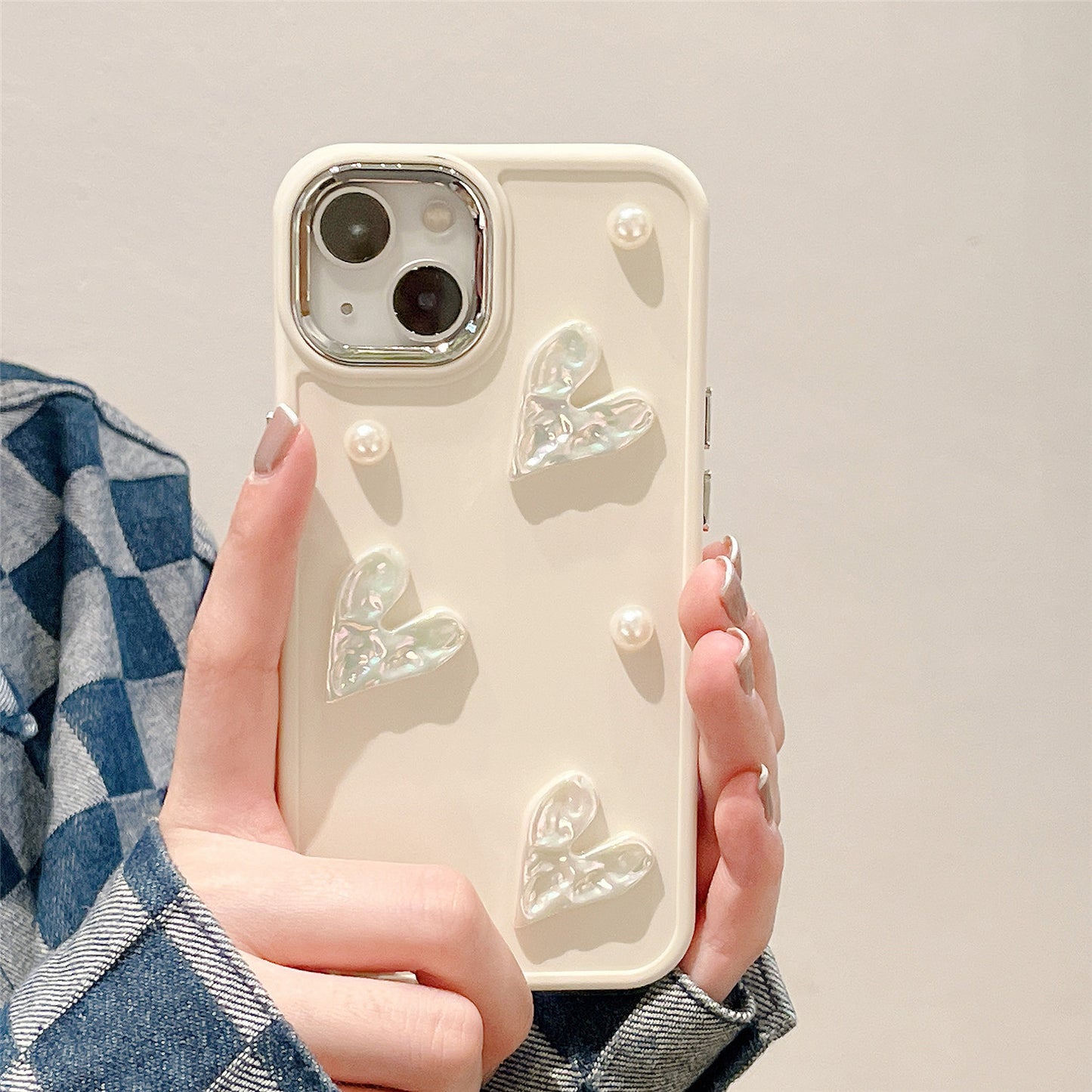 Love Pearl Bow iPhone Case