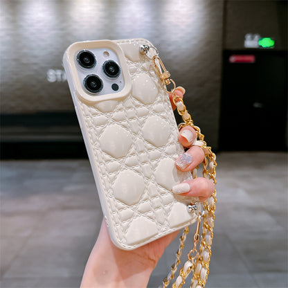 Luxury Fragrance Pattern iPhone Case - Crossbody Style