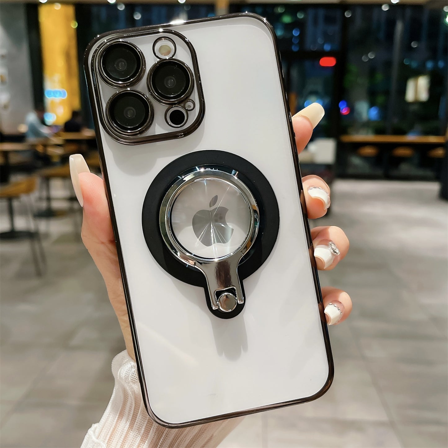 Rotating Bracket Transparent Case