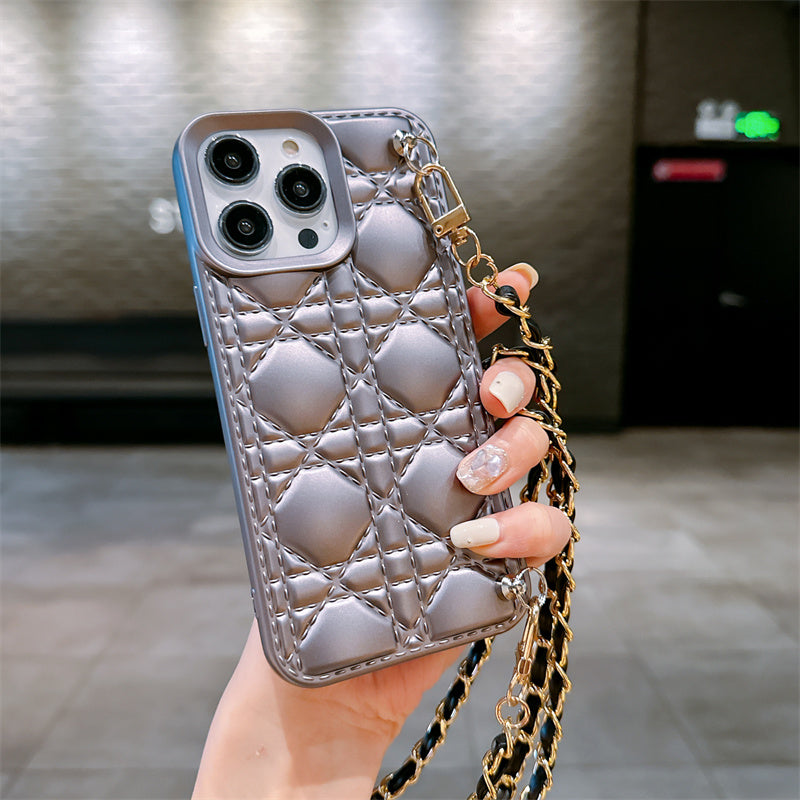 Luxury Fragrance Pattern iPhone Case - Crossbody Style