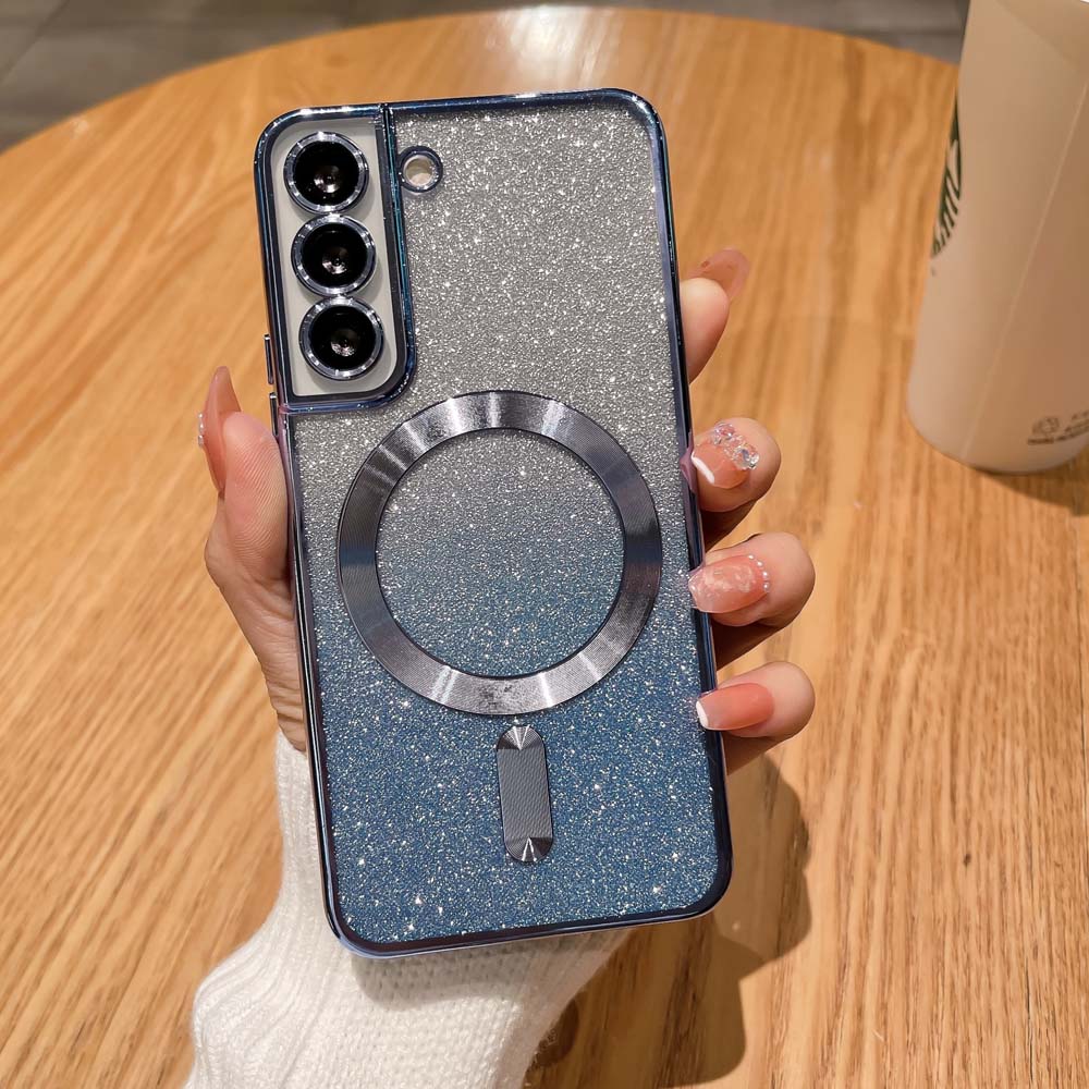 Glitter Wireless Charging Case with Magnet - Magsafe Compatible