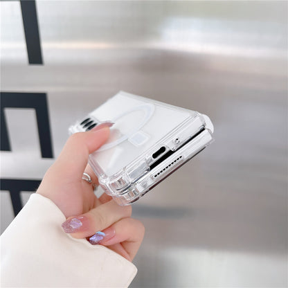 Luxury Case Wireless Charging Magnetic For Magsafe Shockproof  Transparent