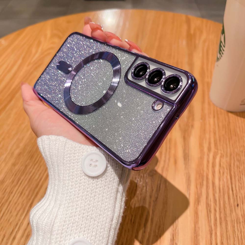 Glitter Wireless Charging Case with Magnet - Magsafe Compatible