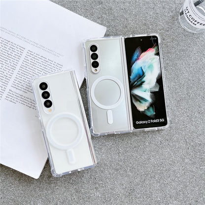 Luxury Case Wireless Charging Magnetic For Magsafe Shockproof  Transparent