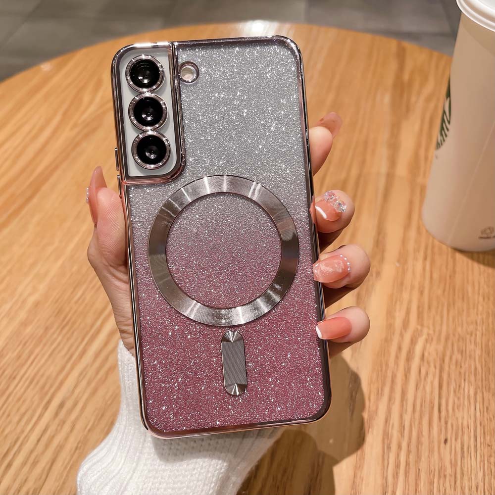 Glitter Wireless Charging Case with Magnet - Magsafe Compatible