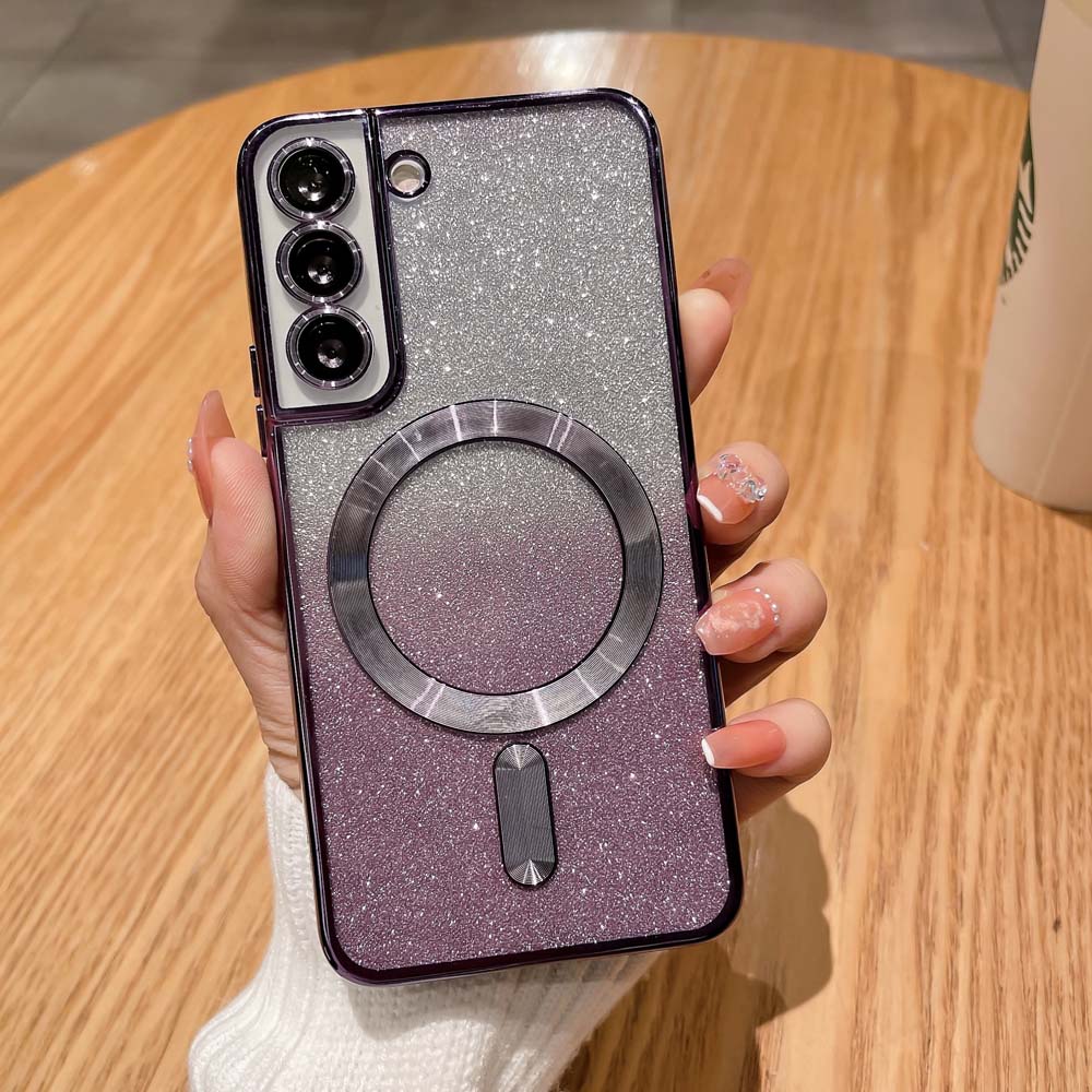 Glitter Wireless Charging Case with Magnet - Magsafe Compatible