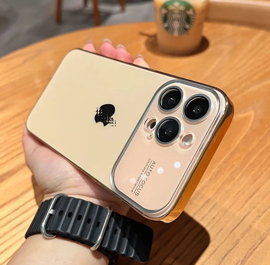 New Beautiful Version Big Window Lens Protector iPhone Case
