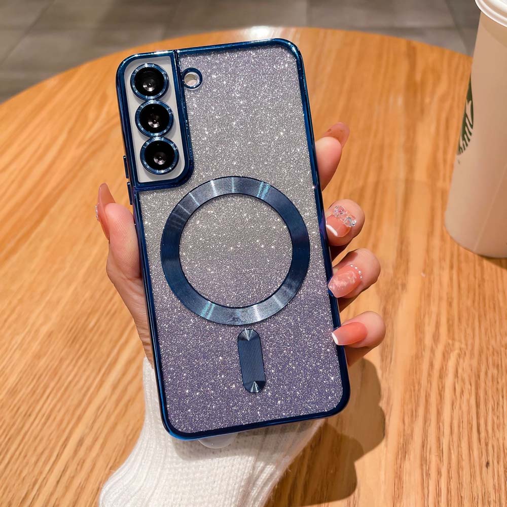 Glitter Wireless Charging Case with Magnet - Magsafe Compatible