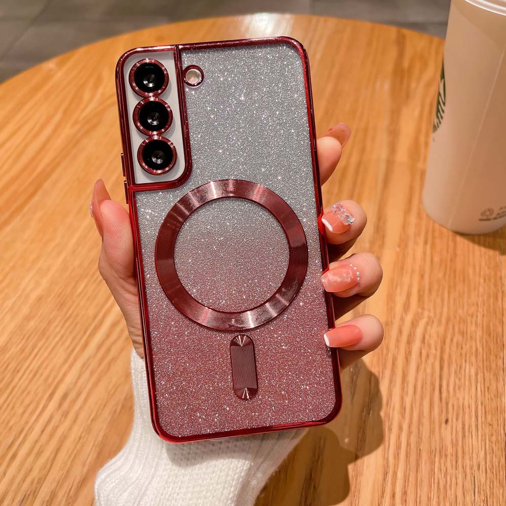 Glitter Wireless Charging Case with Magnet - Magsafe Compatible