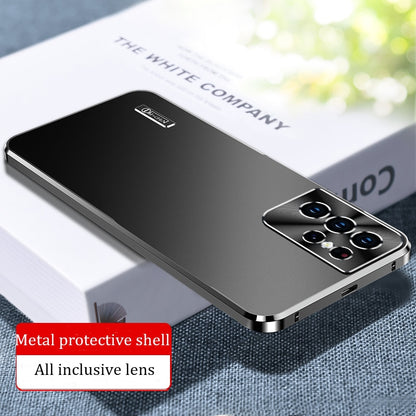 Metal Magnetic Case with All-Inclusive Lens: Frosted Aluminium Alloy Ultra-Thin Protective Cover