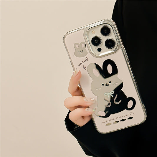 Cartoon Mirror iPhone Case: Cute & Protective