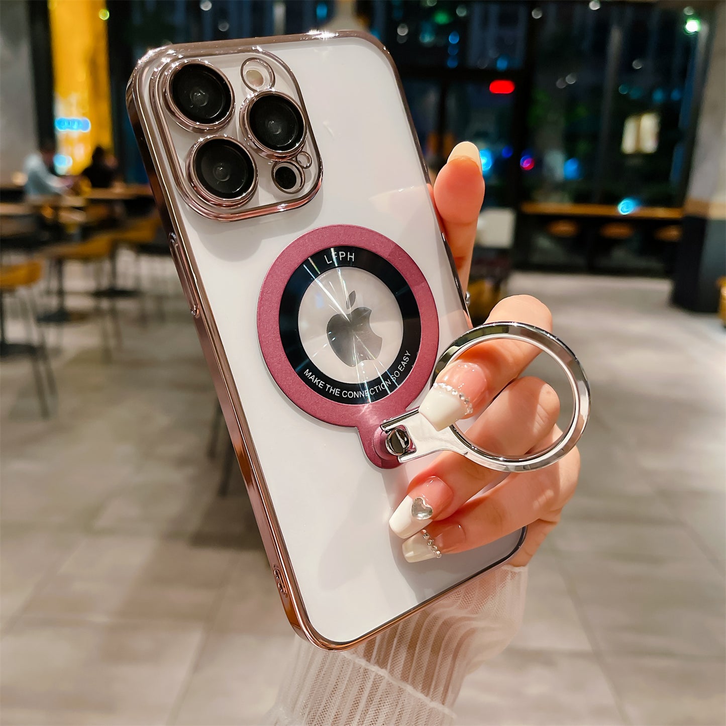 Rotating Bracket Transparent Case