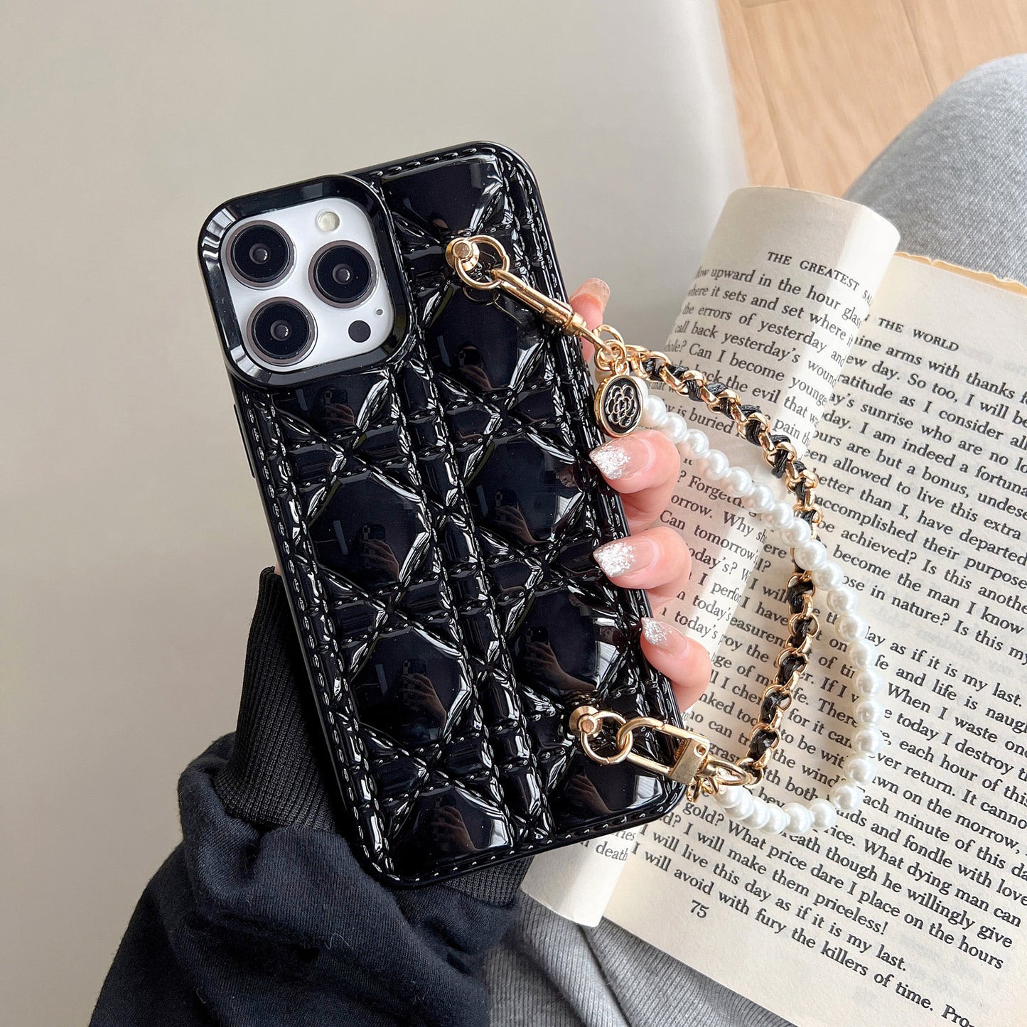 Luxury Fragrance Pattern iPhone Case - Fashionable Protection