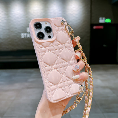 Luxury Fragrance Pattern iPhone Case - Crossbody Style