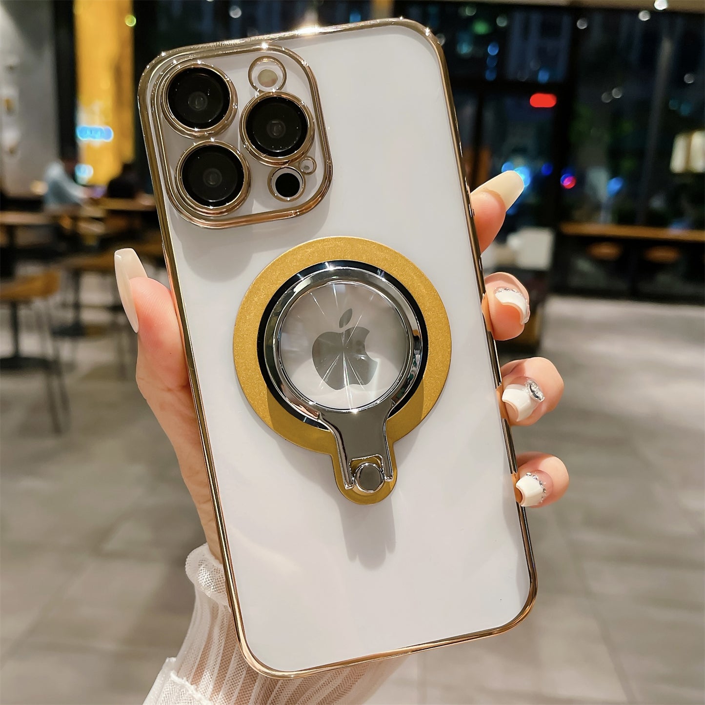 Rotating Bracket Transparent Case